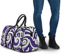 Polynesian Maori Ethnic Ornament Violet Hawaii Travel Bag - Polynesian Pride