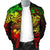 Chuuk Men's Bomber Jacket - Reggae Shark Polynesian Tattoo - Polynesian Pride