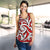 Polynesian Maori Ethnic Ornament Red Women's Racerback Tank Top - Polynesian Pride