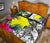 Palau Quilt Bed Set White - Turtle Plumeria Banana Leaf - Polynesian Pride