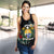 Nauru Hibiscus Women's Racerback Tank A25 - Polynesian Pride