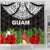 Guam Shower Curtain - Ginger Lei Pattern - Polynesian Pride