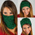 Polynesian Hawaiian Style Tribal Tattoo Green Bandana 3 - Pack Green One Size - Polynesian Pride