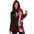 Samoa Polynesian Hoodie Dress - Coat Of Arm With Hibiscus - Polynesian Pride