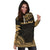 Palau Women's Hoodie Dress - Polynesian Gold Chief - Polynesian Pride