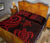 Palau Quilt Bed Set - Red Tentacle Turtle - Polynesian Pride