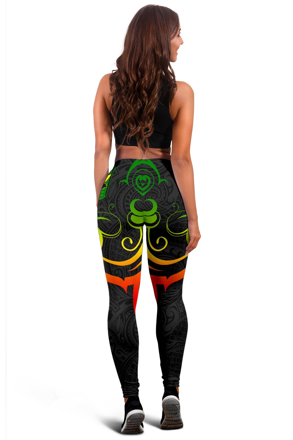 Hawaiian Kanaka Women's Leggings Hawaii Always In My Heart AH - Polynesian Pride