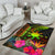 The Philippines Polynesian Personalised Area Rug - Hibiscus and Banana Leaves - Polynesian Pride