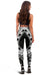 Guam Women Leggings Polynesian Pattern Black - Polynesian Pride