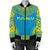 Tuvalu Flag Polynesian Chief Women'S Bomber Jacket - Polynesian Pride