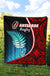 Aotearoa Rugby Black Maori Premium Quilt Kiwi and Silver Fern New Zealand - Polynesian Pride