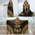 Marquesas Islands Polynesian Chief Hooded Blanket - Gold Version - Polynesian Pride