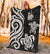 New Caledonia Premium Blanket - White Tentacle Turtle - Polynesian Pride