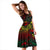 Chuuk Polynesian Midi Dress - Turtle Hibiscus Reggae - Polynesian Pride