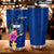 Samoa Polynesian Tumbler - Floral With Seal Blue One Style 30oz X-Large Blue - Polynesian Pride