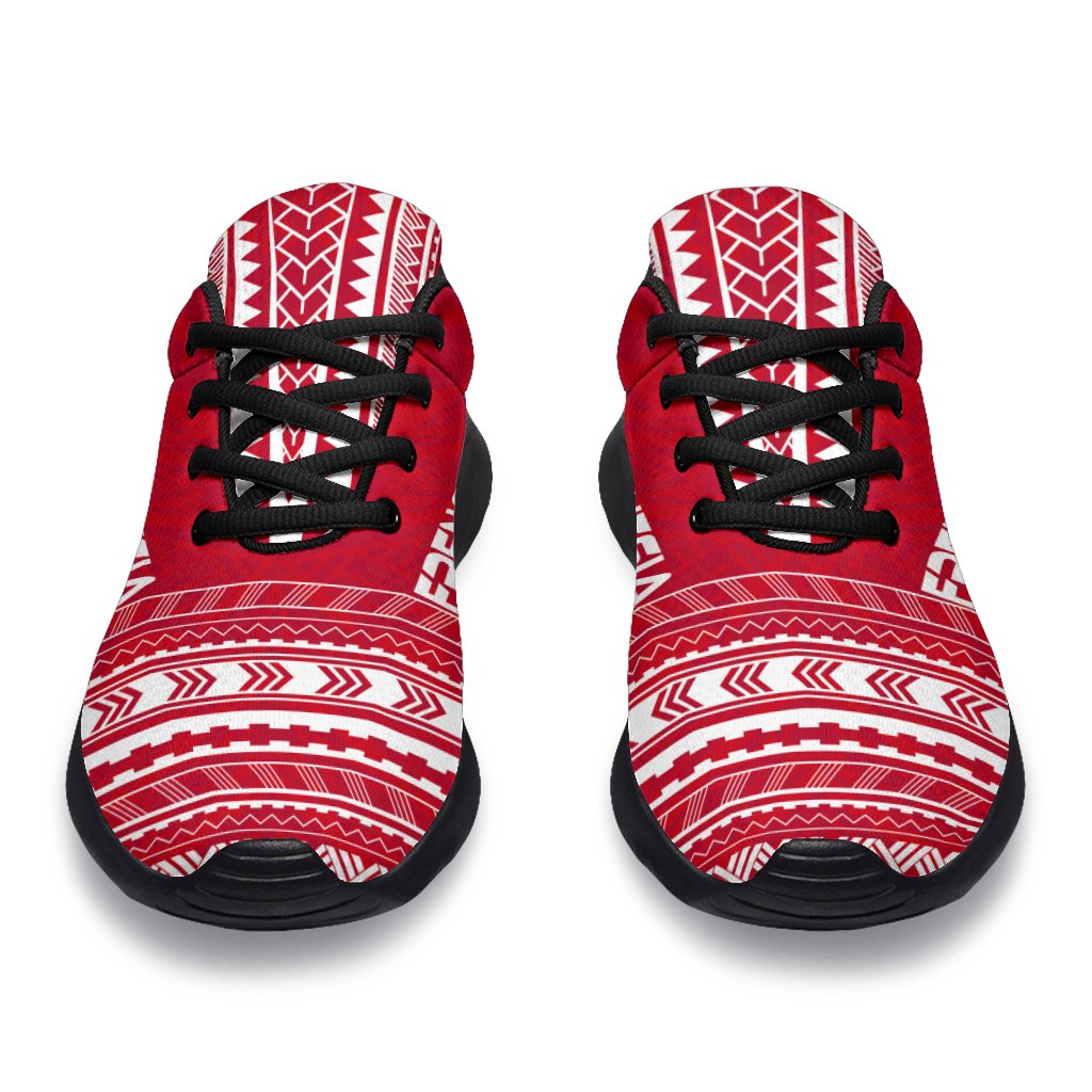 French Polynesia Sporty Sneakers - Polynesian Chief Flag Version - Polynesian Pride