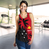 Kanaka Kings Coconut Tree Women Racerback Tank K4 - Polynesian Pride