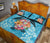 Hawaii Turtle Hibiscus Plumeria Quilt Bed Set - Polynesian Pride