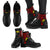 Polynesian Hawaii Leather Boots - Polynesian Whale Tail - Polynesian Pride