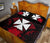 Wallis And Futuna Polynesian Quilt Bed Set Hibiscus Red - Polynesian Pride