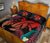 Hawaii Turtle Polynesian Tropical Quilt Bed Set - Ghia Style Red - Polynesian Pride