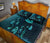 Vanuatu Polynesian Quilt Bed Set Dreamcatcher Blue - Polynesian Pride