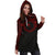 Chuuk Women Hoodie Dress - Chuuk Coat Of Arms Polynesian Red Black - Polynesian Pride