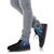 Papua New Guinea Custom Personalised High Top Shoes Blue - Vintage Tribal Mountain - Polynesian Pride