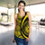 Hawaii Yellow Polynesian Women's Racerback Tank - Circle Style - Polynesian Pride
