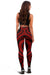 American Samoa Women's Legging - Red Tentacle Turtle - Polynesian Pride