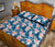 Hawaii Quilt Bed Set Tropical Hibiscus Blue AH - Polynesian Pride