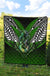 Manaia Mythology Premium Quilt Silver Fern Maori Tattoo - Polynesian Pride