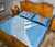 Fiji Tapa Rugby Quilt Bed Set Version Style You Win - Blue - Polynesian Pride