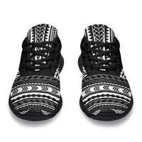 French Polynesia Sporty Sneakers - Polynesian Chief Black Version - Polynesian Pride