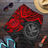 Polynesian Hawaii Short (Men) - Red Turtle RED - Polynesian Pride