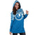 Yap Women Hoodie Dress - Yap Coat Of Arms Polynesian Flag Color - Polynesian Pride