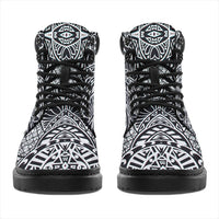 Polynesian 12 Season Boots - Polynesian Pattern - Polynesian Pride