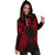 Nauru Polynesian Hoodie Dress Map Red - Polynesian Pride