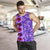 Hawaii Hibiscus Flower Polynesian Men's Tank Top - Curtis style - Purple - Polynesian Pride