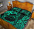 Polynesian Hawaii Quilt Bed Set - Polynesian Turquoise Humpback Whale - Polynesian Pride