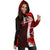 Yap Polynesian Hoodie Dress - Coat Of Arm With Hibiscus - Polynesian Pride