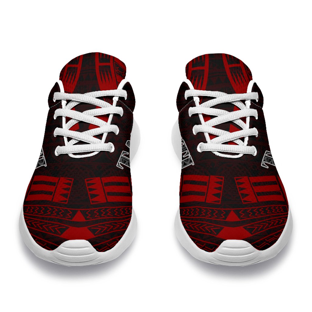 Tahiti Sport Sneakers - Polynesian Tattoo Red - Polynesian Pride