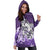 Maori Manaia The Blue Sea Hoodie Dress, Purple - Polynesian Pride