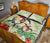 Hawaii Turtle Flowers Coconut Tree Leaf Quilt Bed Set - Polynesian Pride