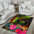 Niue Polynesian Area Rug - Hibiscus and Banana Leaves - Polynesian Pride