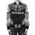 Tuvalu Polynesian Chief Women'S Bomber Jacket - Black Version - Polynesian Pride