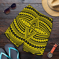 Polynesian Seamless Yellow Men's Short - Polynesian Pride