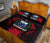 Samoa Polynesian Quilt Bed Set Hibiscus Red - Polynesian Pride