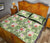 Tropical Hibiscus, Plumeria Green Quilt Bed Set - Polynesian Pride