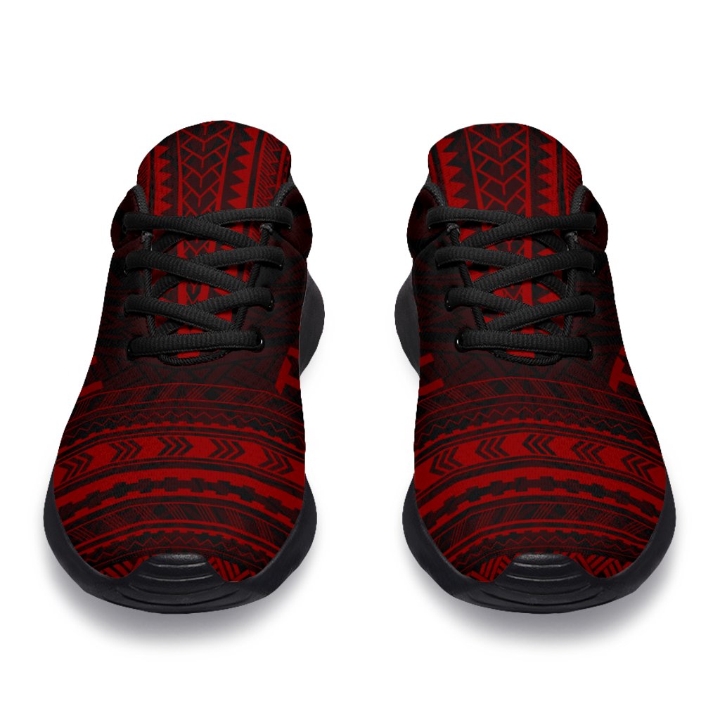 Tuvalu Sporty Sneakers - Polynesian Chief Red Version - Polynesian Pride
